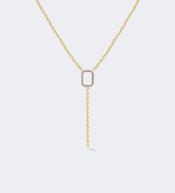 Horizon Diamond Link Necklace